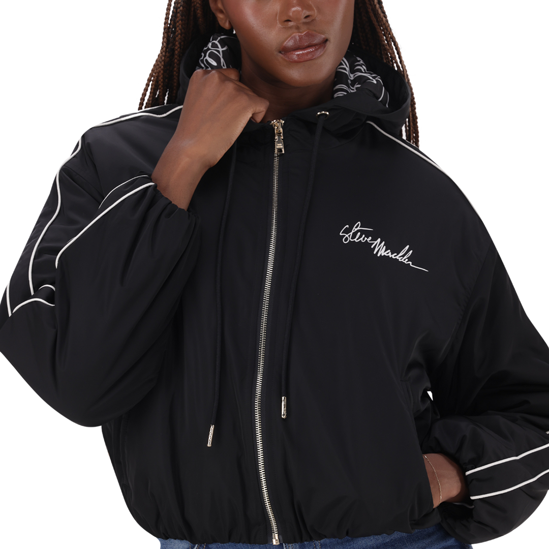 IMANI BLACK PUFFER JACKET