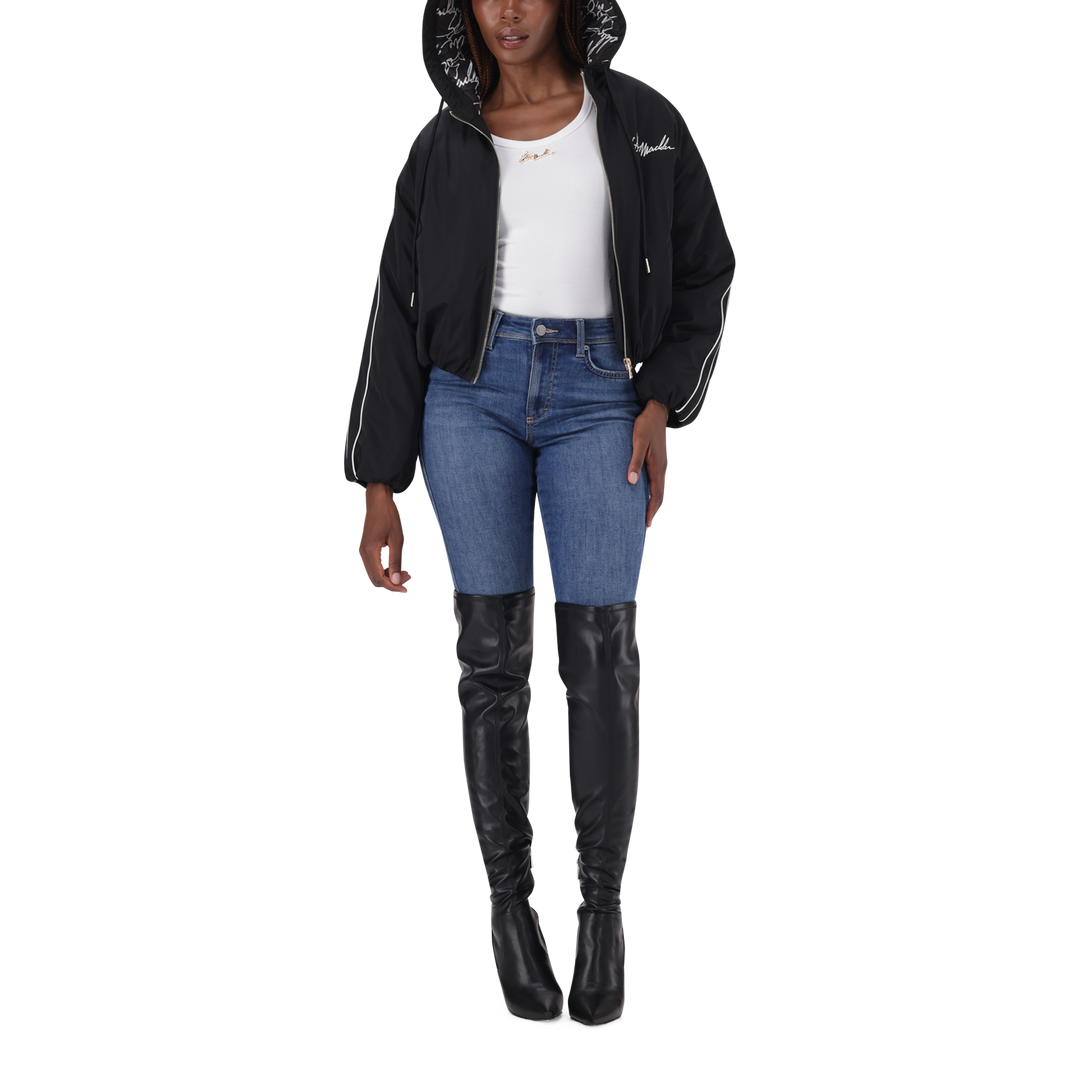IMANI BLACK PUFFER JACKET