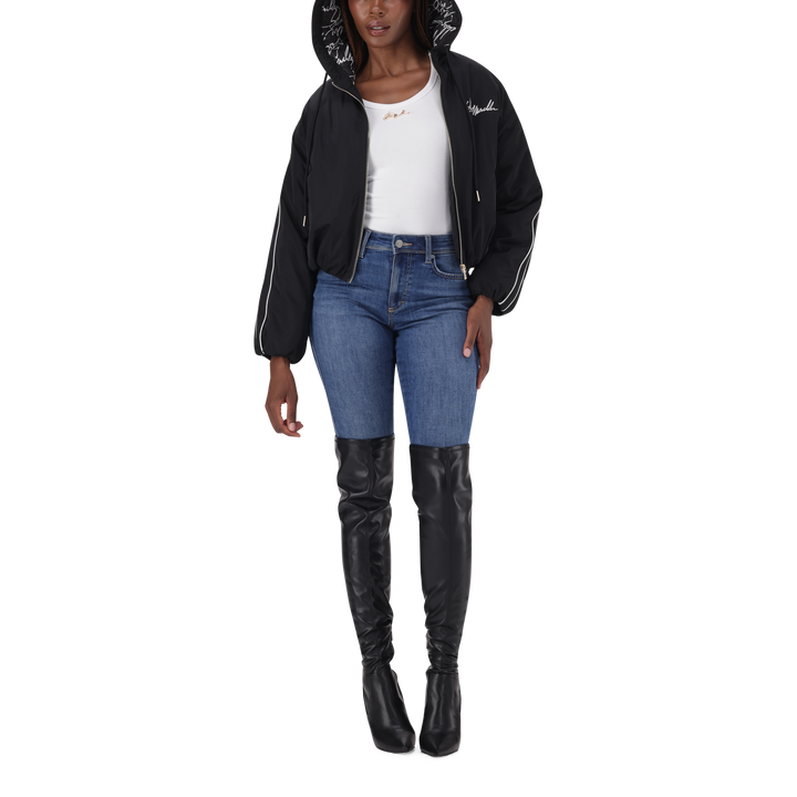 IMANI BLACK PUFFER JACKET