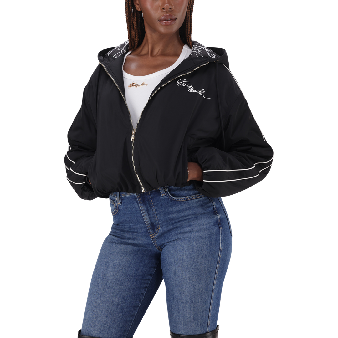 IMANI BLACK PUFFER JACKET