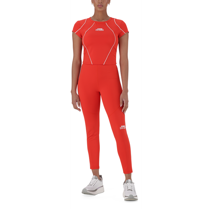 ALANA RED ACTIVE CROPPED TOP