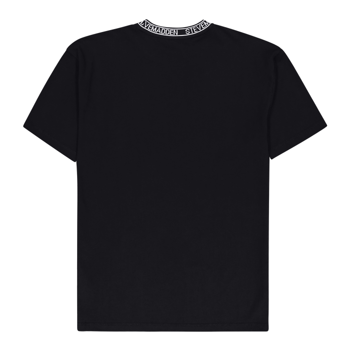 LANDON BLACK LOGO TRIMMED T-SHIRT