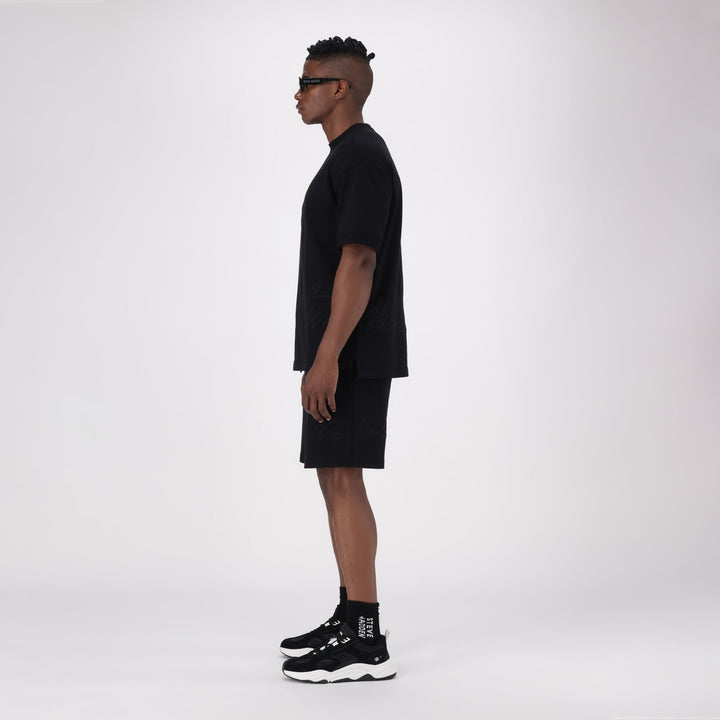 TOFE BLACK JOGGER SHORTS