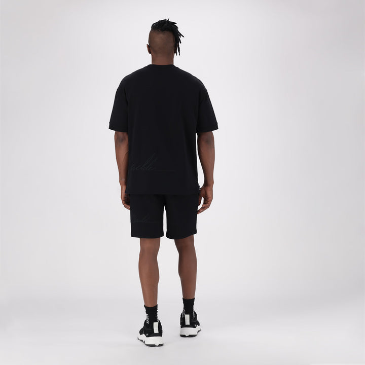 TOFE BLACK JOGGER SHORTS