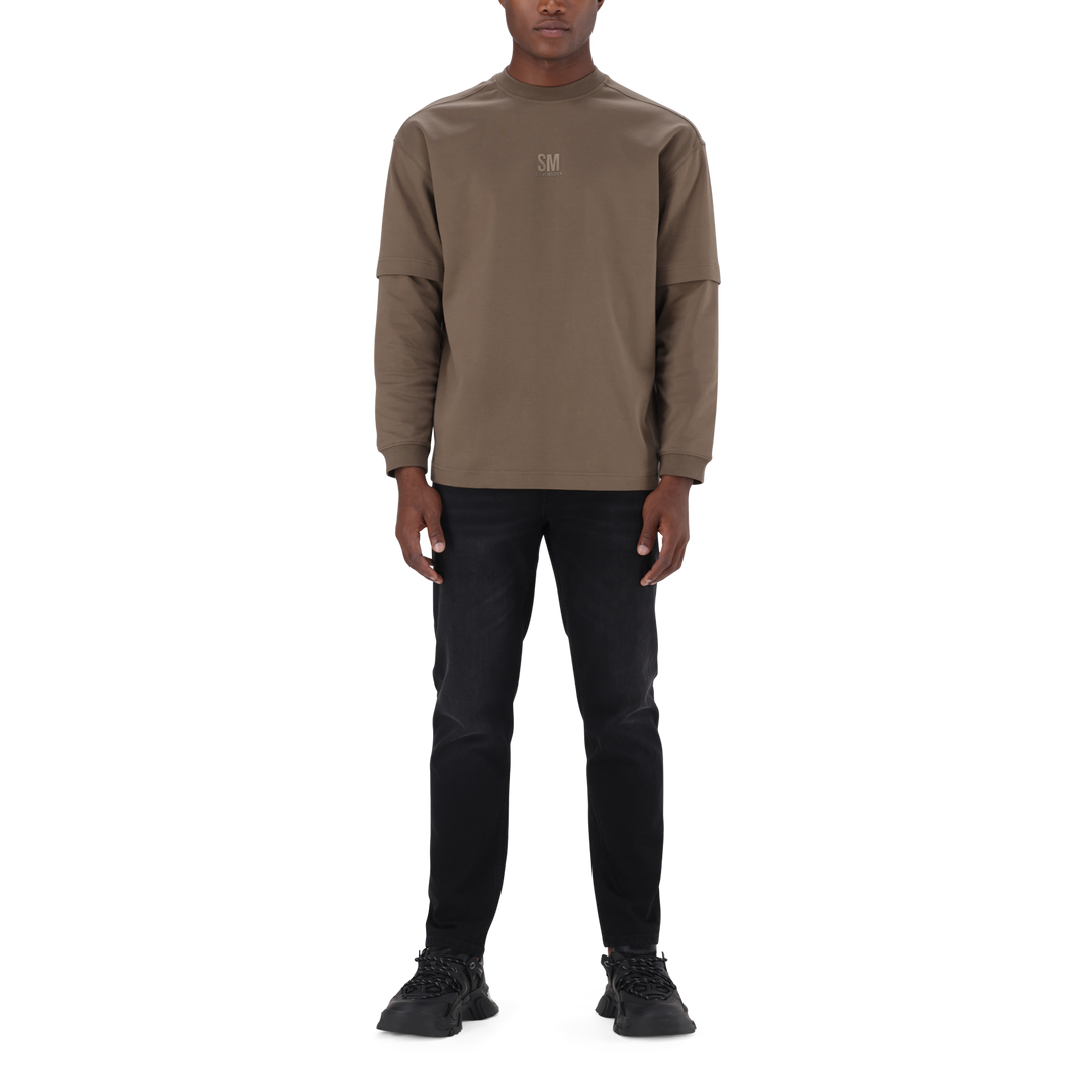 LOKI STONE GREY LONGSLEEVE T-SHIRT