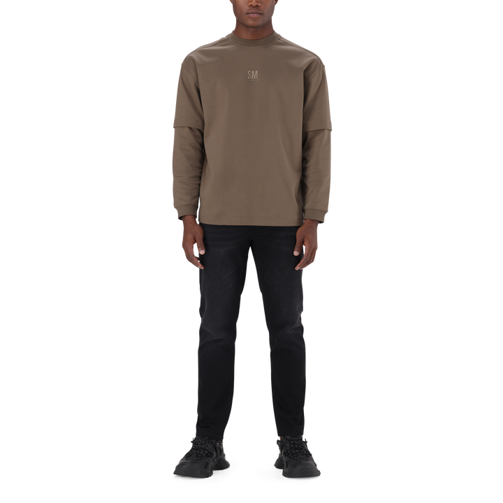 LOKI STONE GREY LONGSLEEVE T-SHIRT