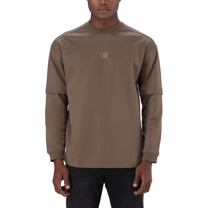 LOKI STONE GREY LONGSLEEVE T-SHIRT