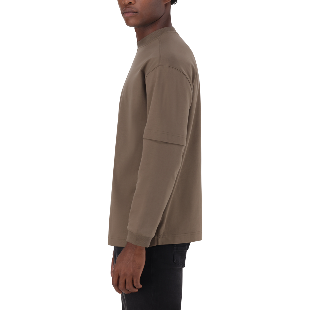 LOKI STONE GREY LONGSLEEVE T-SHIRT