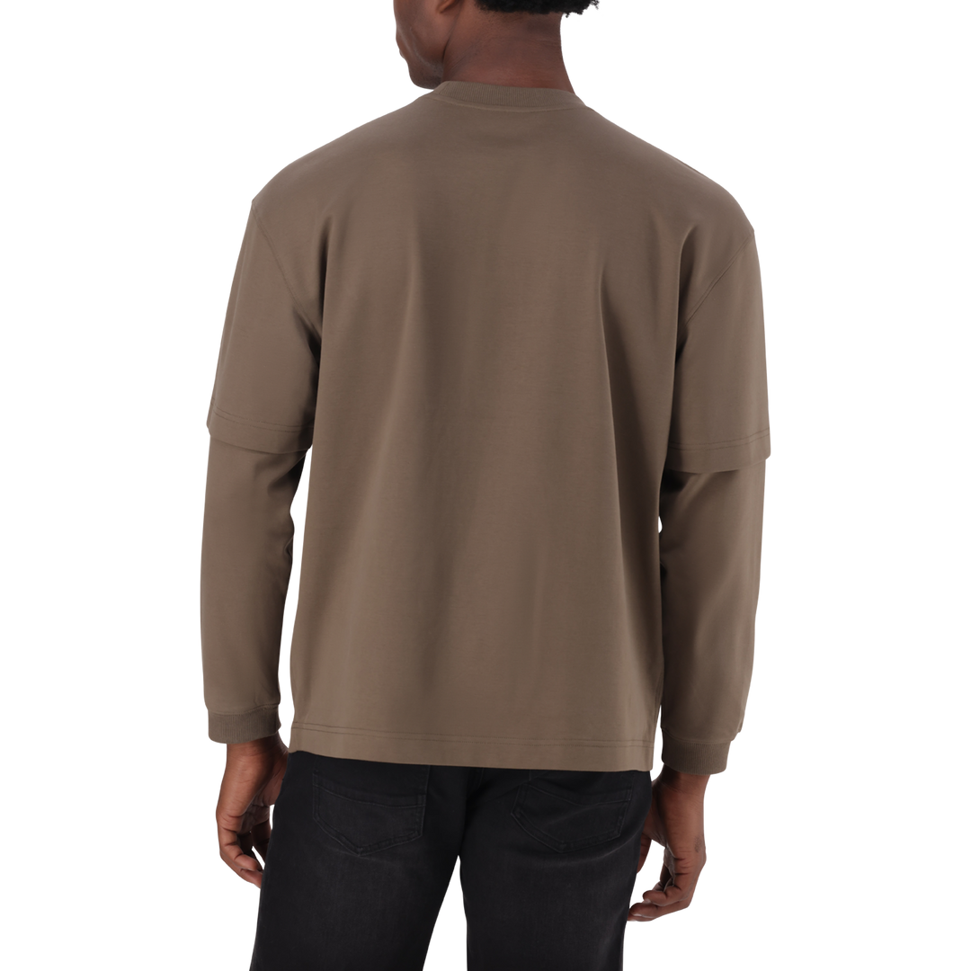 LOKI STONE GREY LONGSLEEVE T-SHIRT