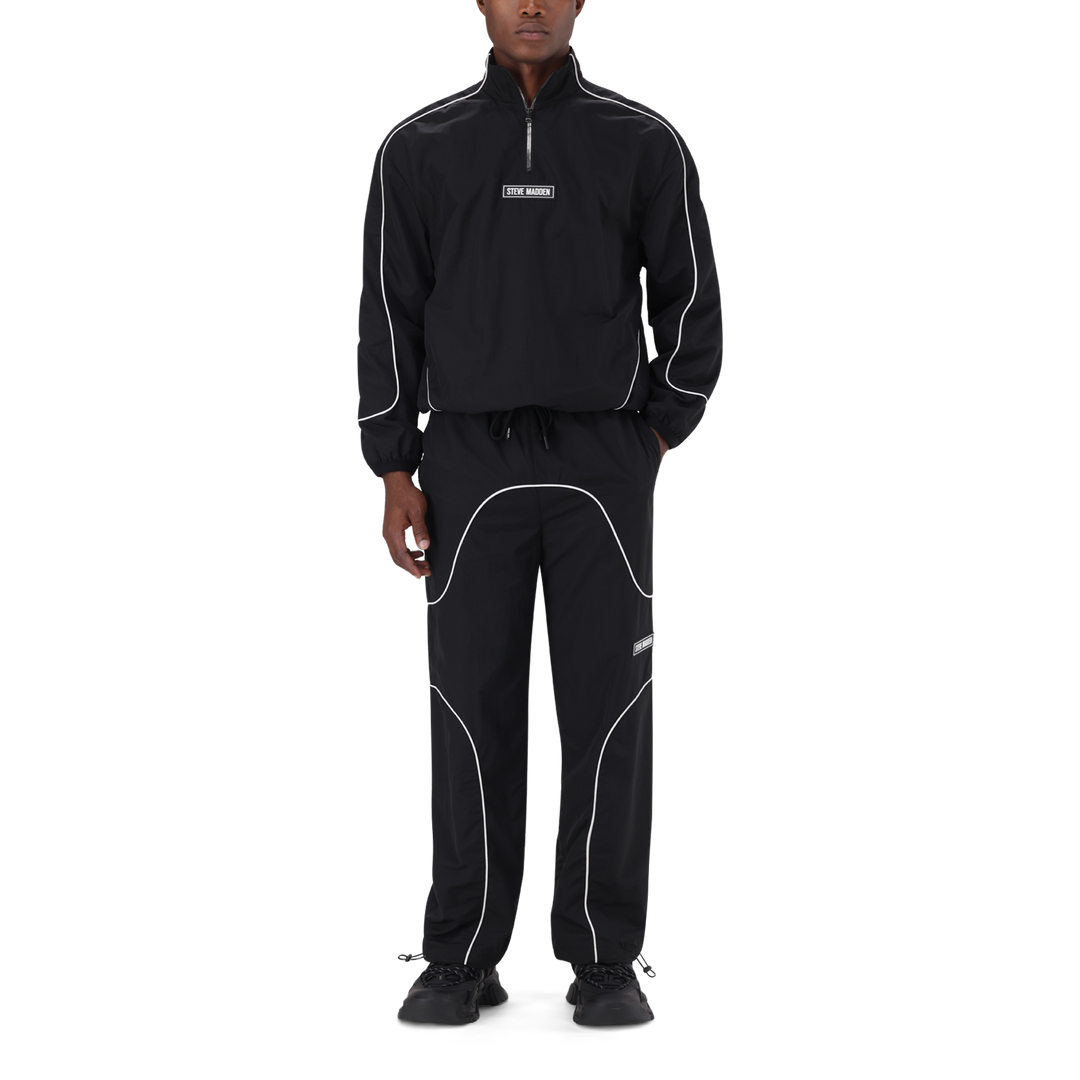 PEREZ BLACK PIPING TRACK BOTTOM