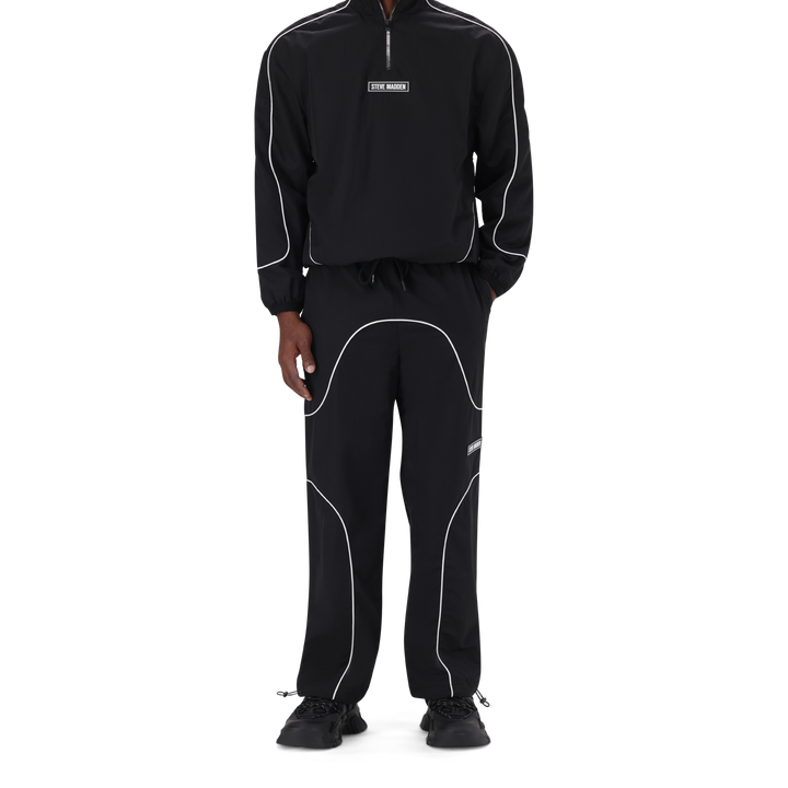 PEREZ BLACK PIPING TRACK BOTTOM