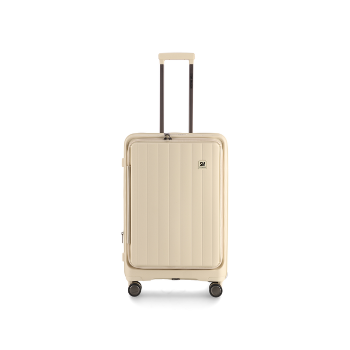 MANHATTAN JET SET CREAM LUGGAGE SET OF 3 TRAVEL CASES