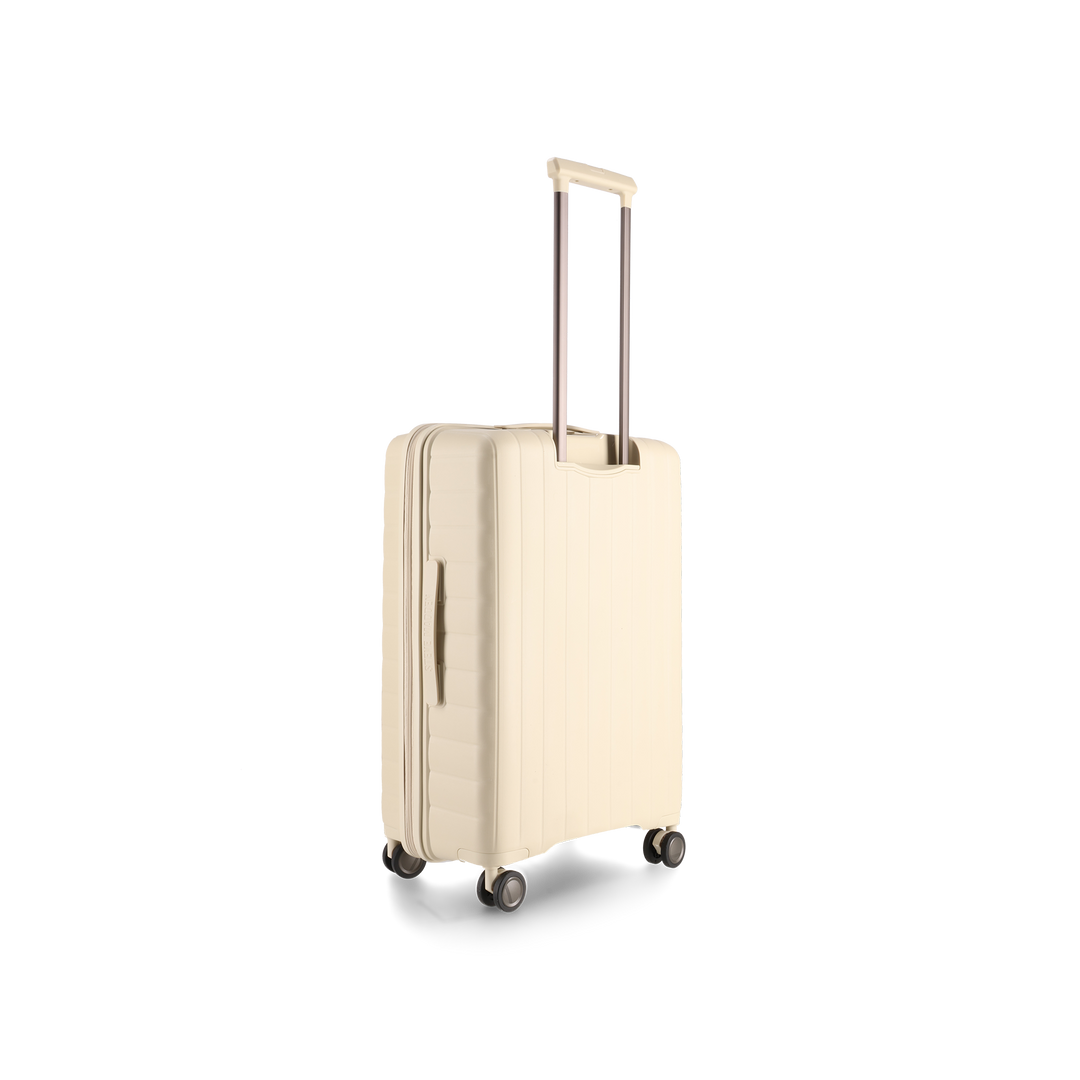 MANHATTAN JET SET CREAM LUGGAGE SET OF 3 TRAVEL CASES
