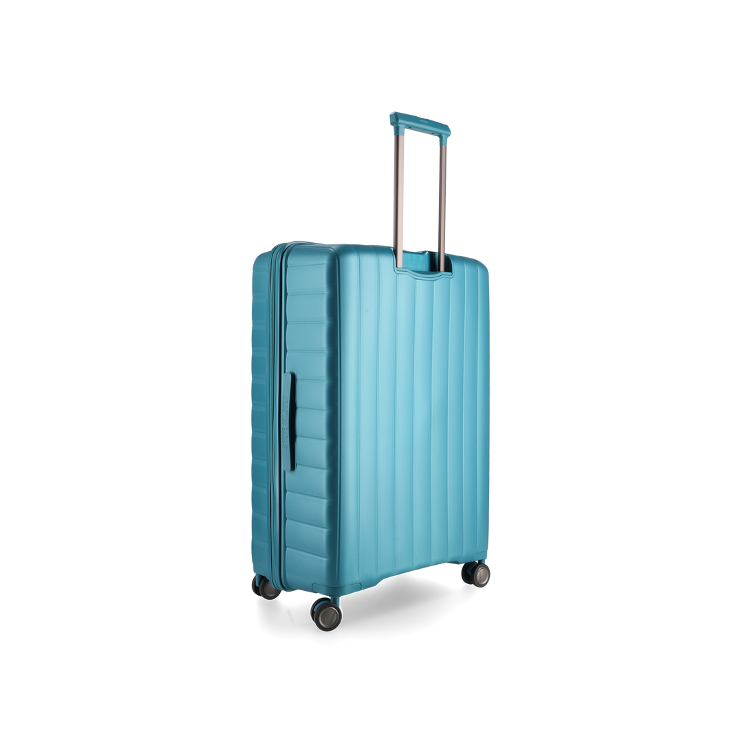 MANHATTAN JET SET TEAL BLUE LUGGAGE SET OF 3 TRAVEL CASES