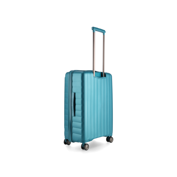 MANHATTAN JET SET TEAL BLUE LUGGAGE SET OF 3 TRAVEL CASES