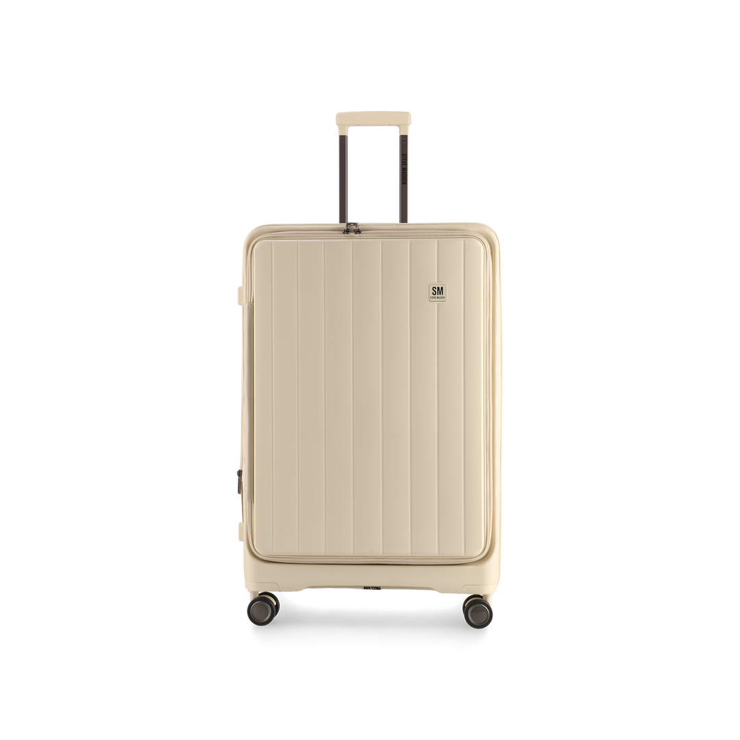 MANHATTAN JET SET CREAM LUGGAGE SET OF 3 TRAVEL CASES
