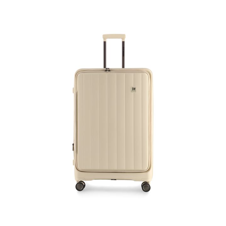 MANHATTAN JET SET CREAM LUGGAGE SET OF 3 TRAVEL CASES