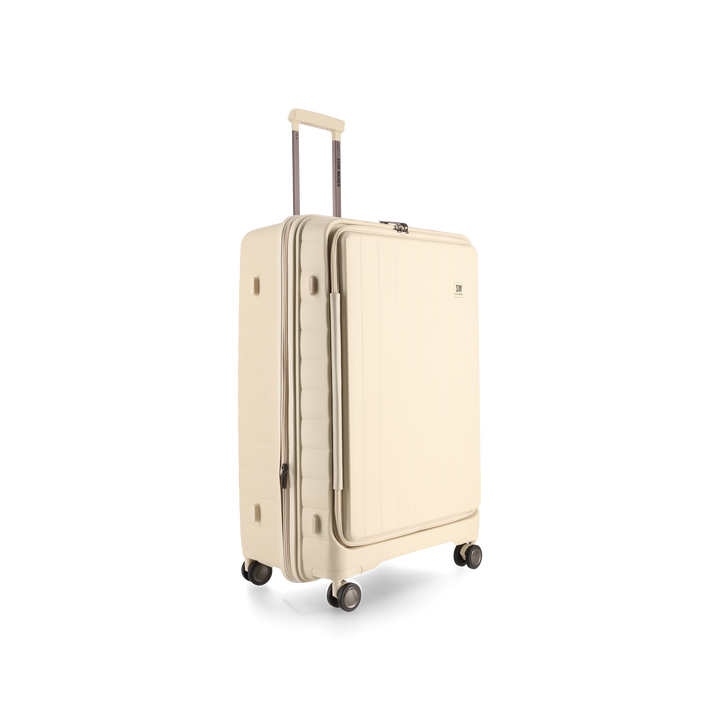MANHATTAN JET SET CREAM LUGGAGE SET OF 3 TRAVEL CASES