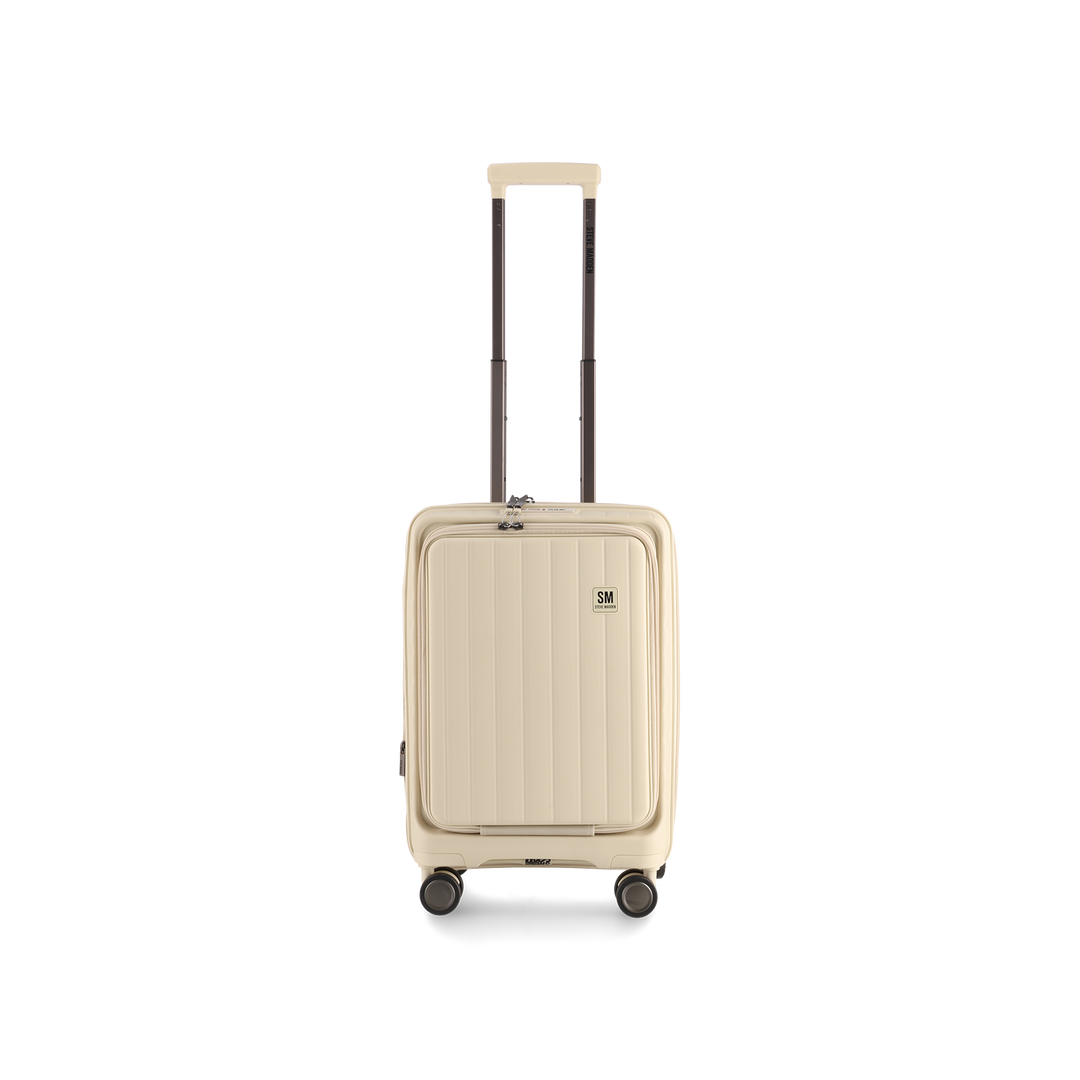 MANHATTAN JET SET CREAM LUGGAGE SET OF 3 TRAVEL CASES