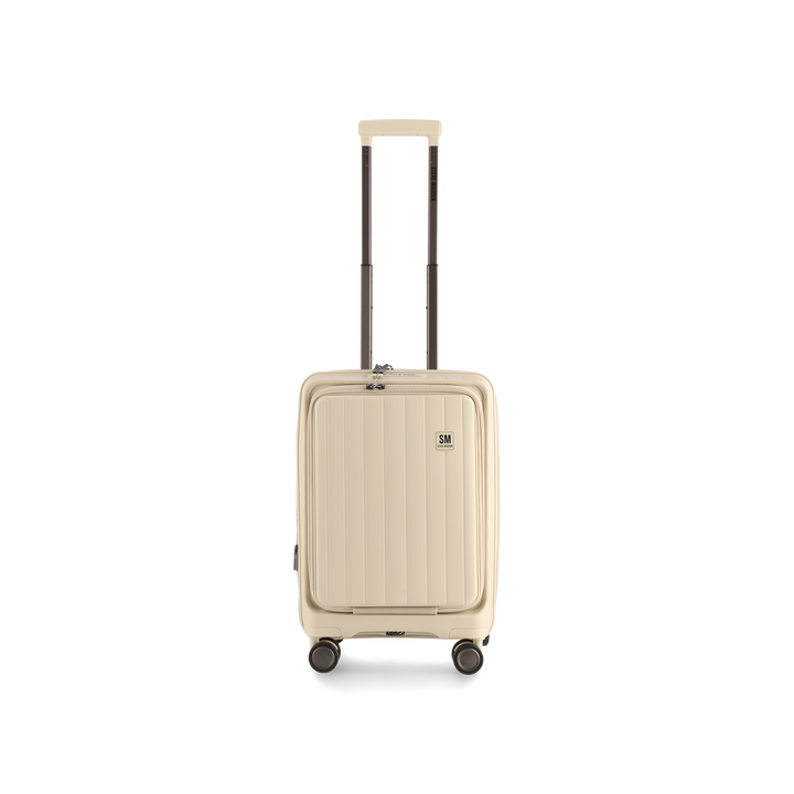 MANHATTAN JET SET CREAM LUGGAGE SET OF 3 TRAVEL CASES