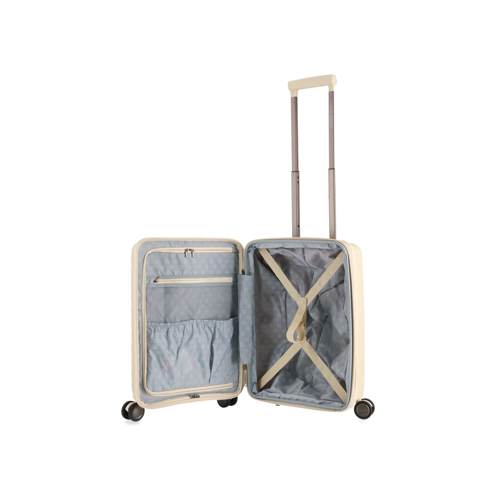 MANHATTAN JET SET CREAM LUGGAGE SET OF 3 TRAVEL CASES