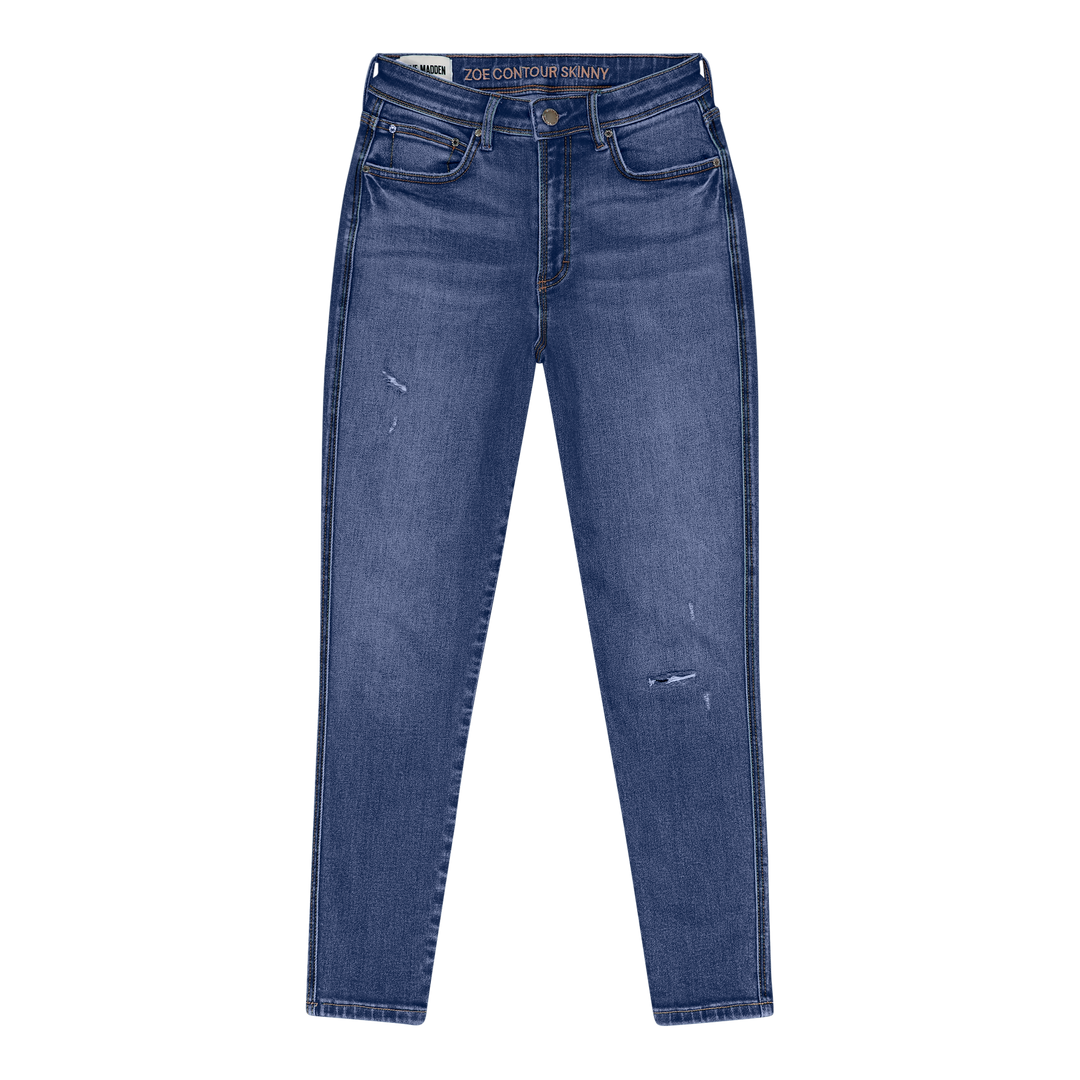 ZOE CONTOUR CURVY DARK WASH SKINNY