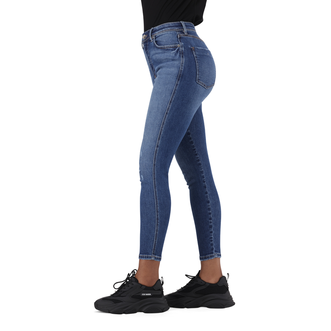 ZOE CONTOUR CURVY DARK WASH SKINNY