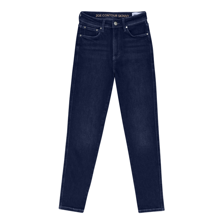 ZOE DARK BLUE CONTOUR CURVY DARK WASH SKINNY