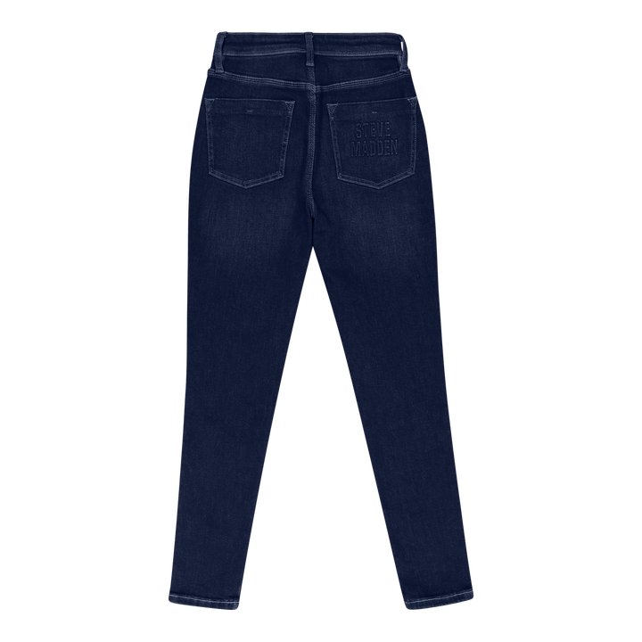 ZOE DARK BLUE CONTOUR CURVY DARK WASH SKINNY