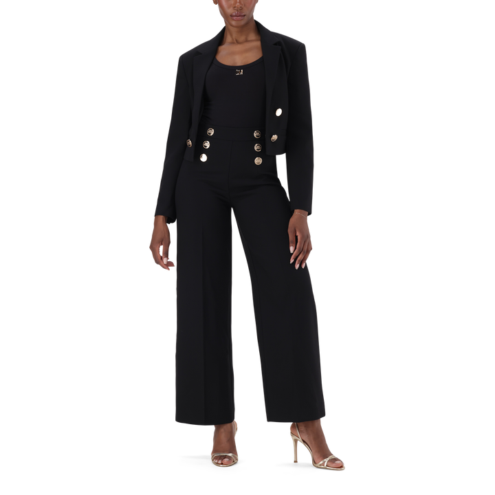 KAYLA BLACK CROPPED BLAZER
