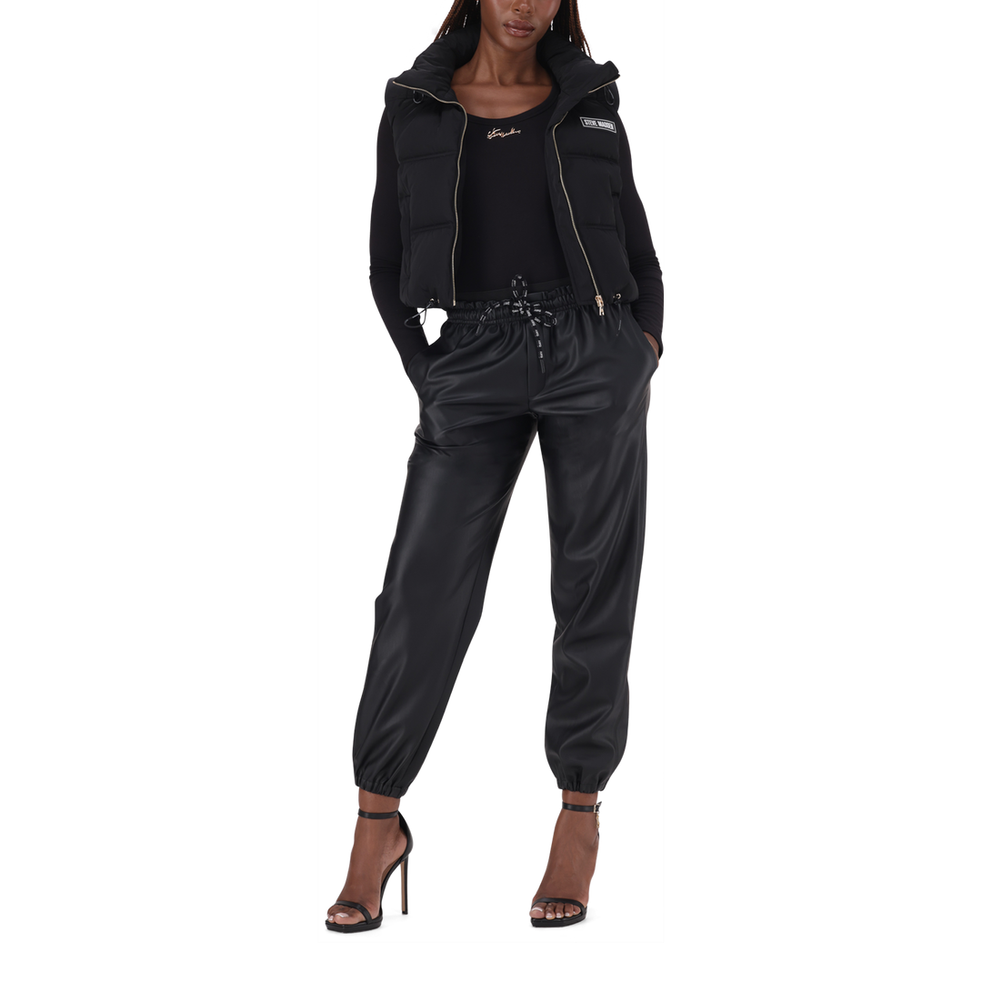 REBECCA BLACK PADDED GILLET