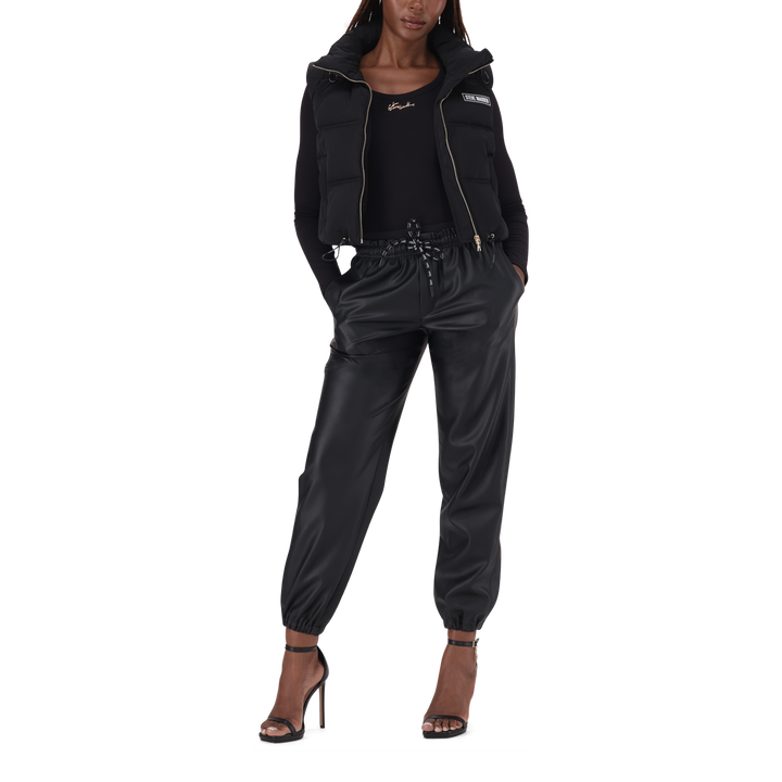 REBECCA BLACK PADDED GILLET