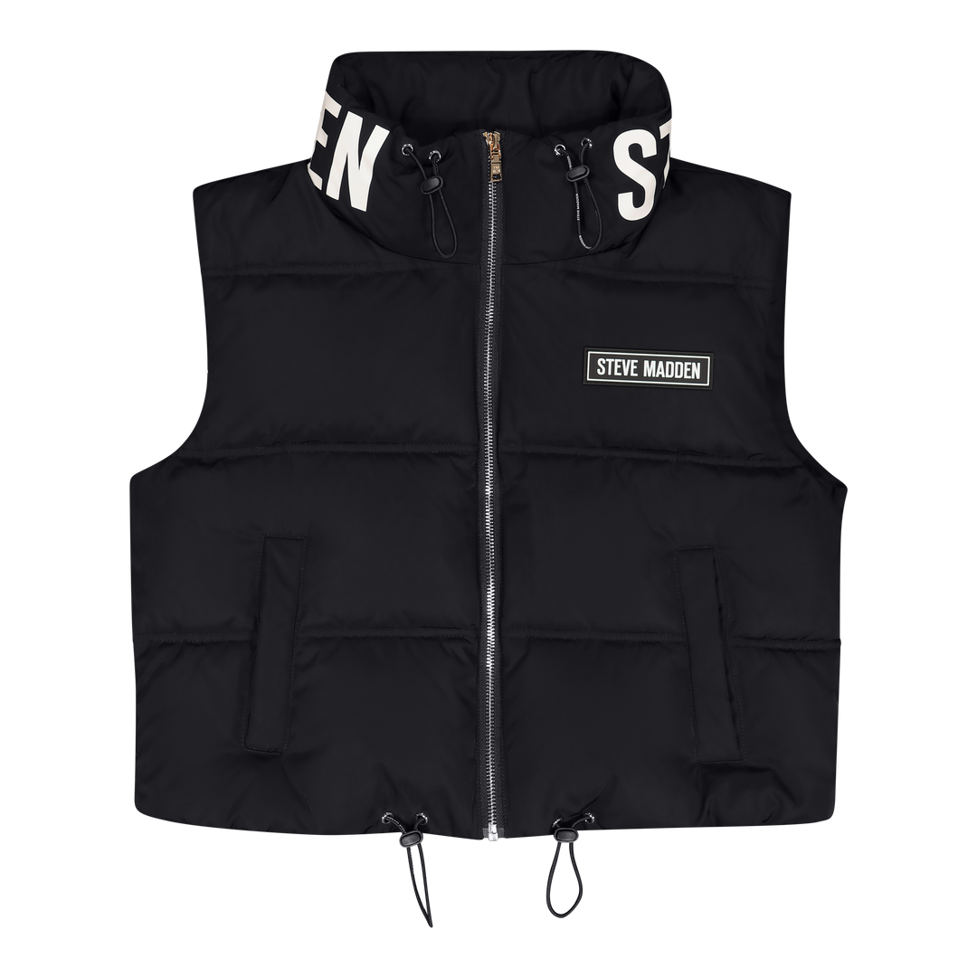 REBECCA BLACK PADDED GILLET
