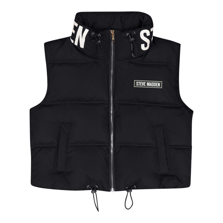 REBECCA BLACK PADDED GILLET