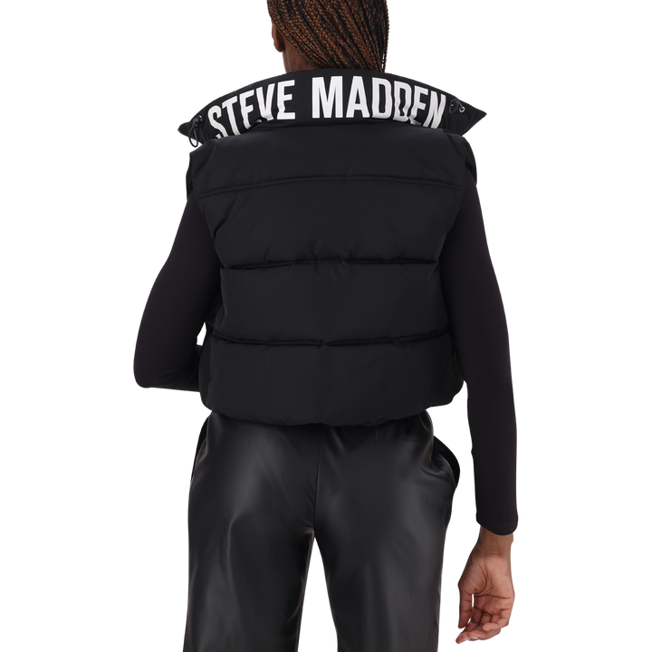 REBECCA BLACK PADDED GILLET