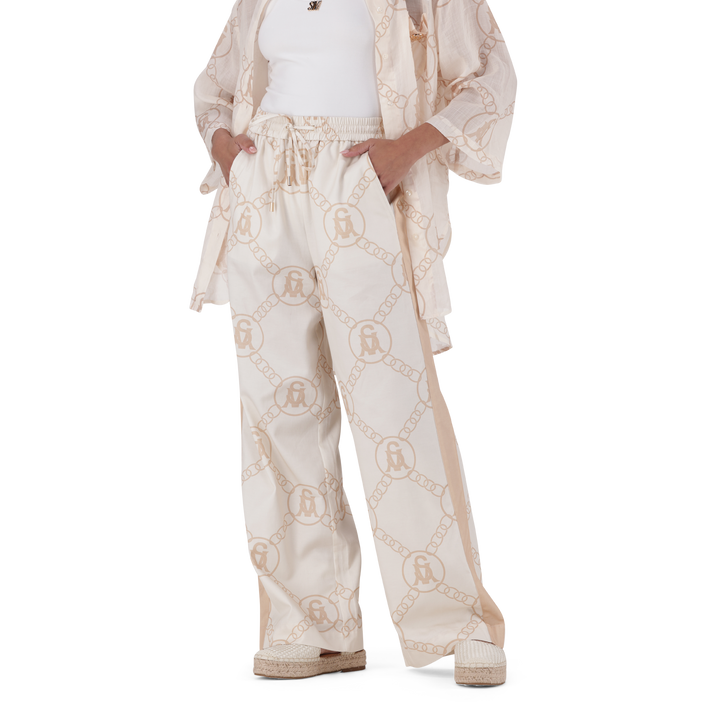 BRIELLE STONE WIDE LEG PANT