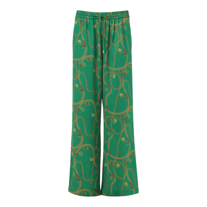 WENDY GREEN WIDE LEG PANT