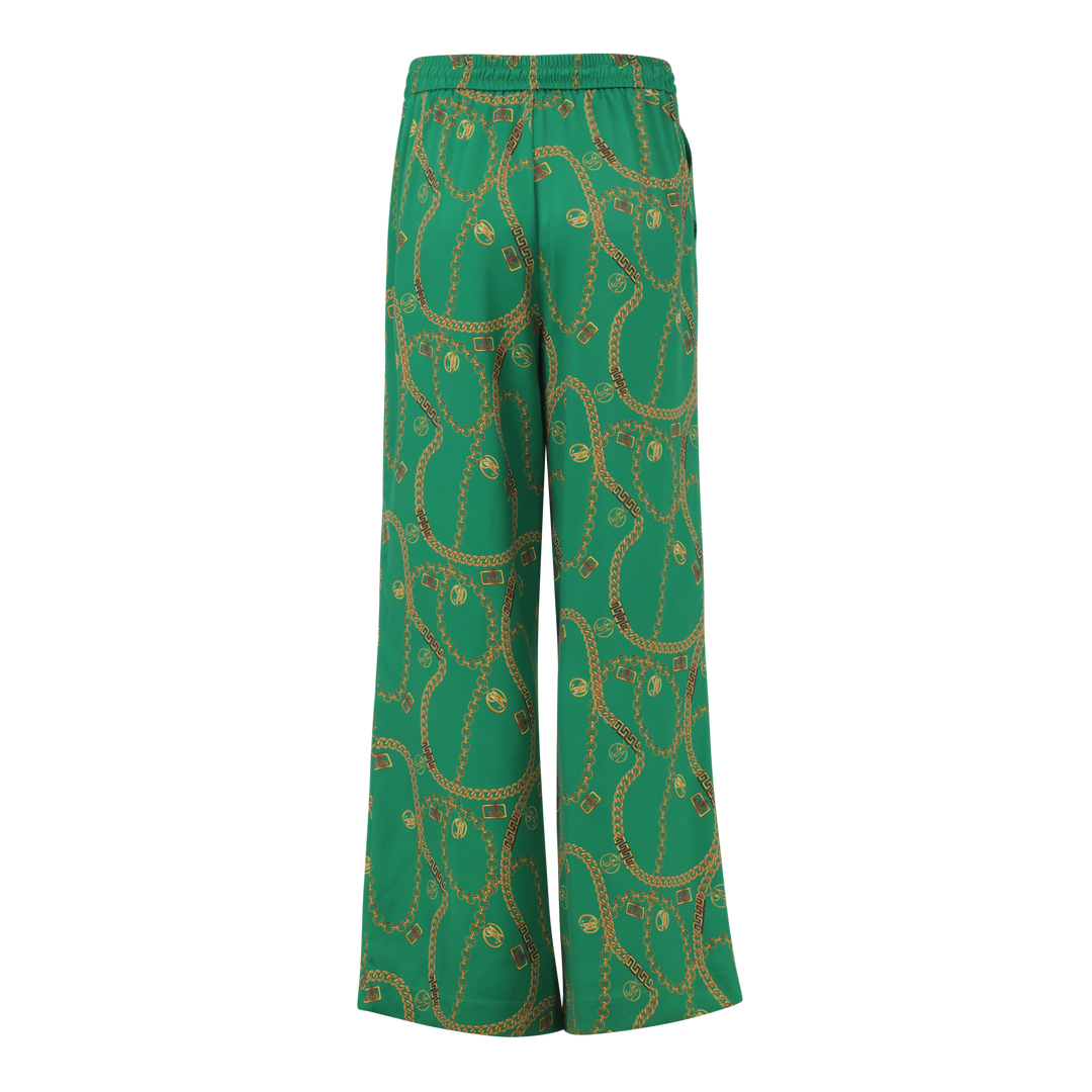 WENDY GREEN WIDE LEG PANT