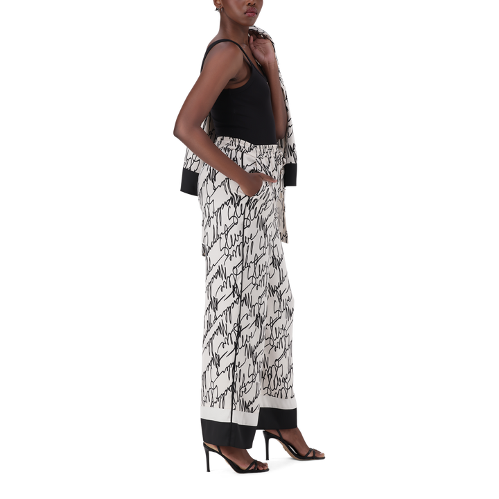PARKER WHITE WIDE LEG PANT