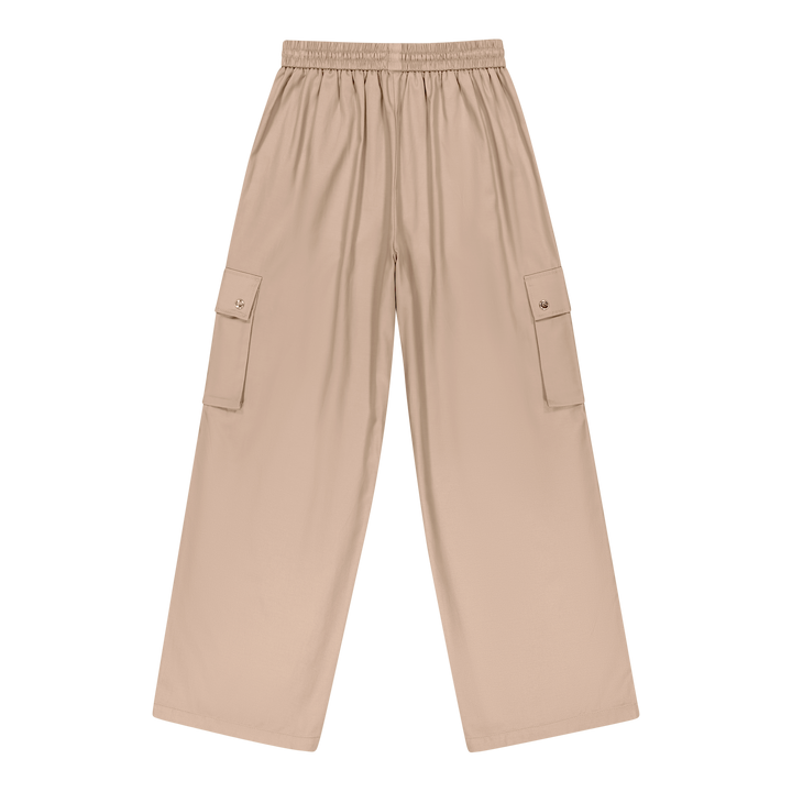 EMILIA CARAMEL WIDELEG CARGO PANT