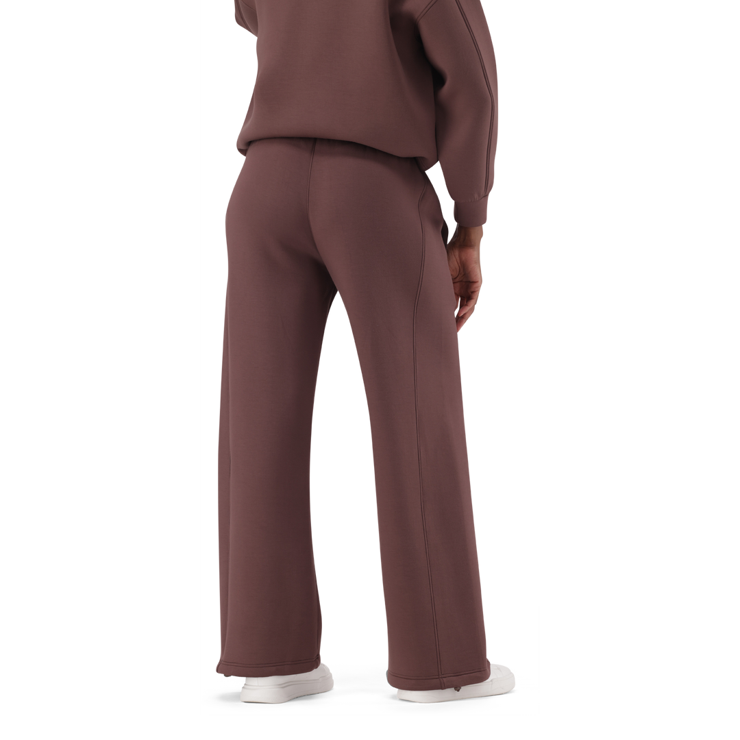 TIFFANY BROWN/CHOCOLATE WIDELEG SCUBA JOGGER