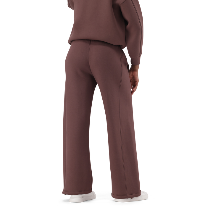 TIFFANY BROWN/CHOCOLATE WIDELEG SCUBA JOGGER