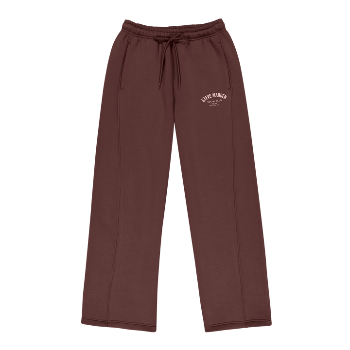 TIFFANY BROWN/CHOCOLATE WIDELEG SCUBA JOGGER