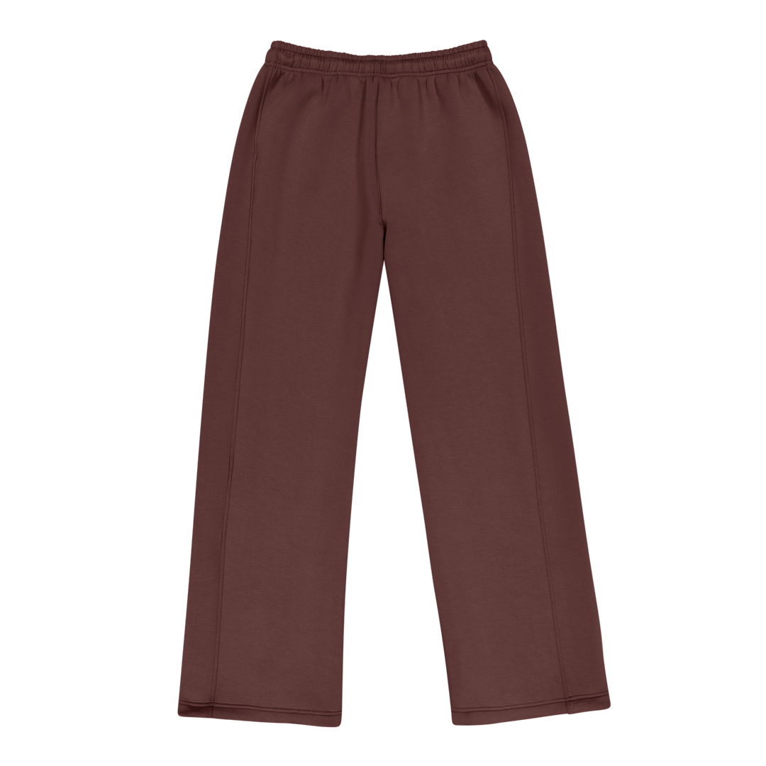 TIFFANY BROWN/CHOCOLATE WIDELEG SCUBA JOGGER