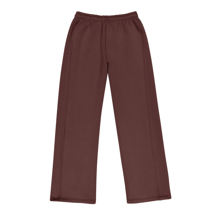 TIFFANY BROWN/CHOCOLATE WIDELEG SCUBA JOGGER