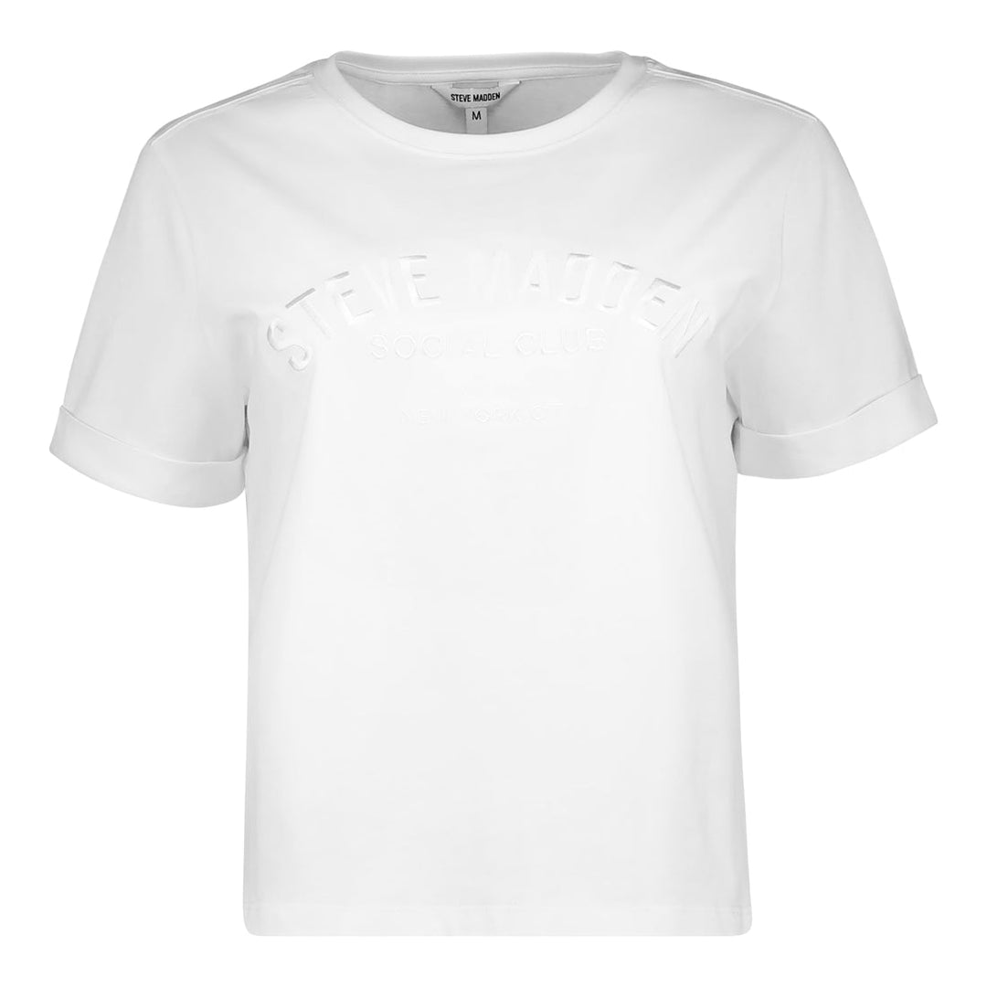 KITTY BOXY LOGO TEE WHITE