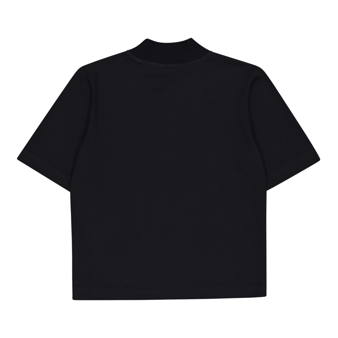 KELLY BLACK HIGH NECK T-SHIRT