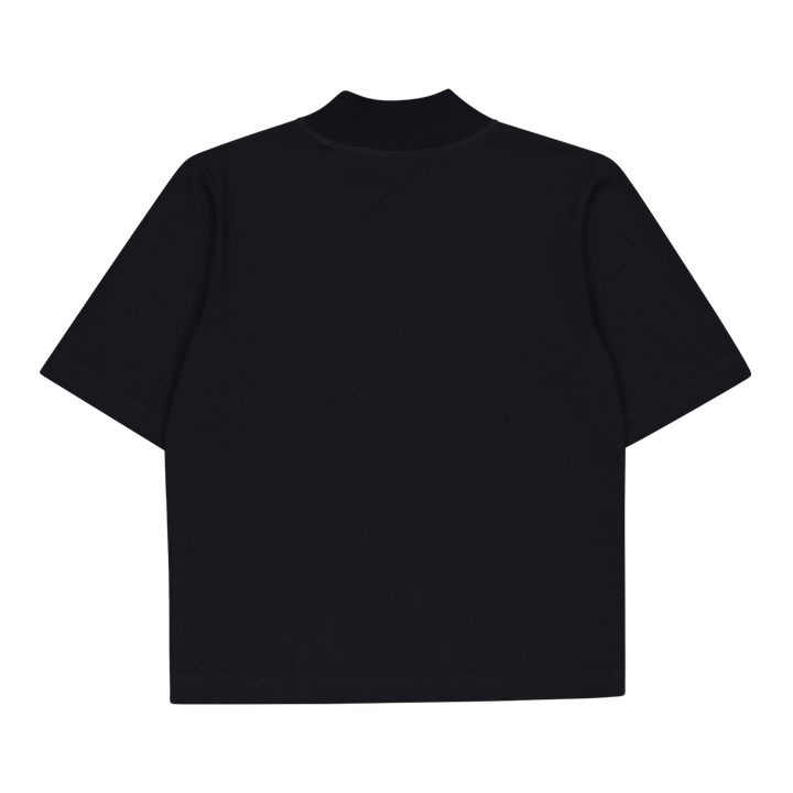 KELLY BLACK HIGH NECK T-SHIRT