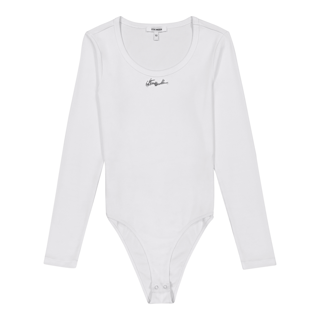 BILLY WHITE LONG SLEEVE BODYSUIT