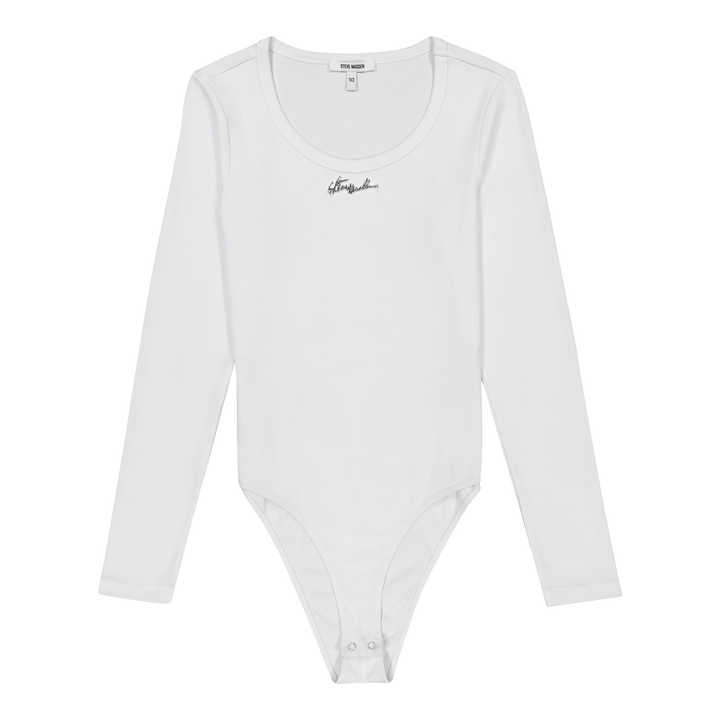 BILLY WHITE LONG SLEEVE BODYSUIT
